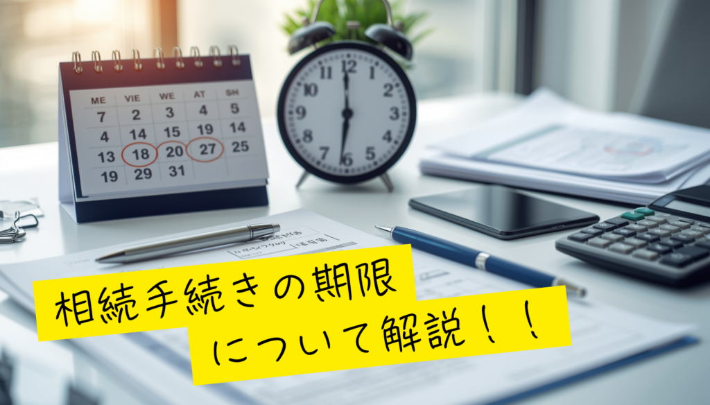 相続手続きの期限にいて行政書士が解説！