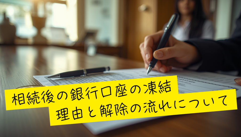 銀行口座の凍結と解除手続きの流れについて