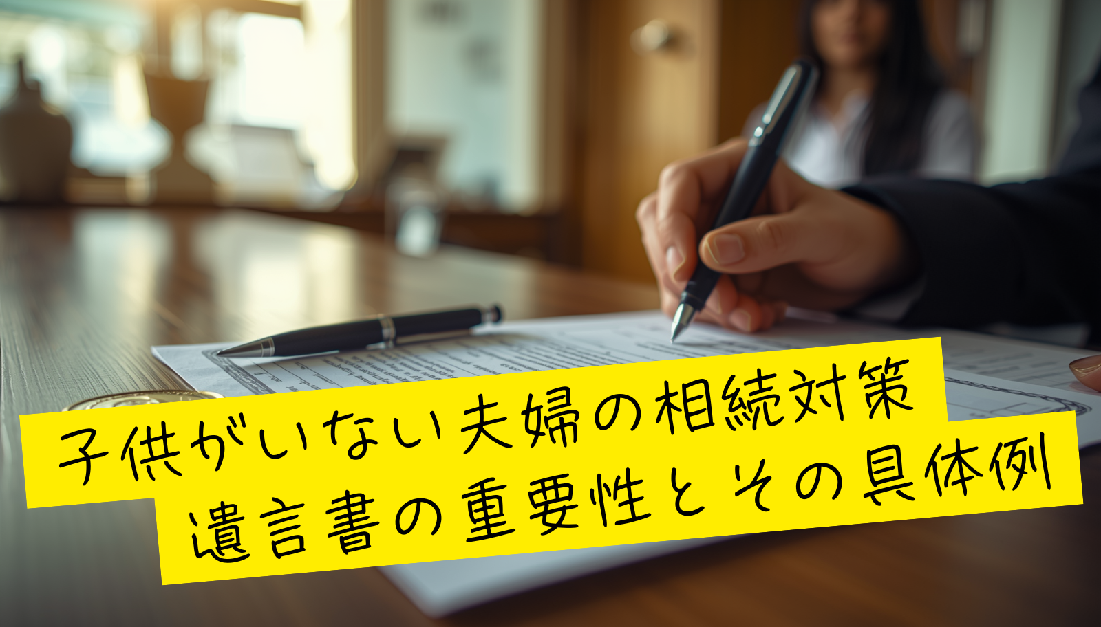 子供のいない夫婦の相続対策としての遺言書の重要性について解説