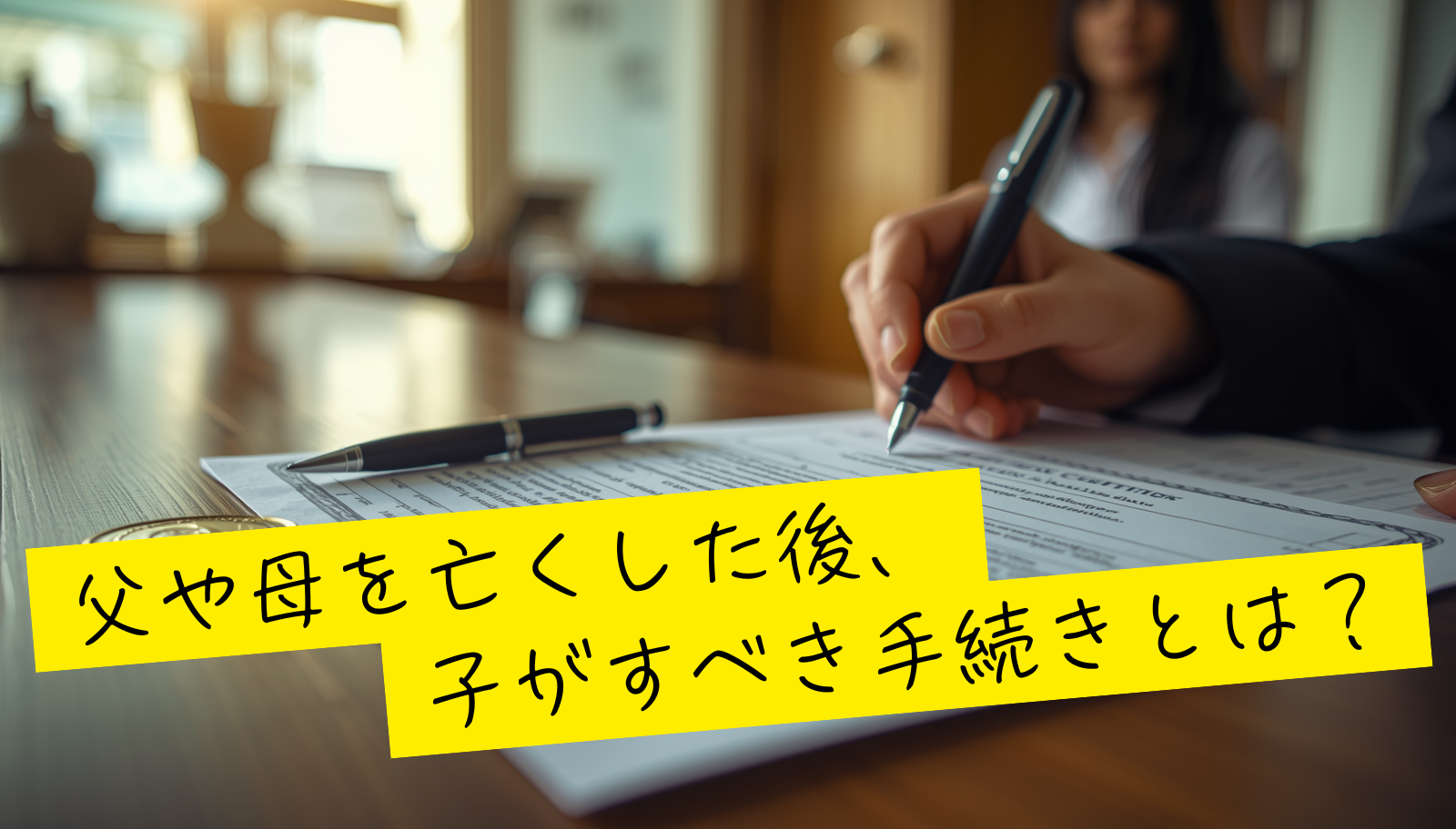 親が亡くなったら何をする？ 子どもが知っておくべき相続手続きの流れ【行政書士が解説】